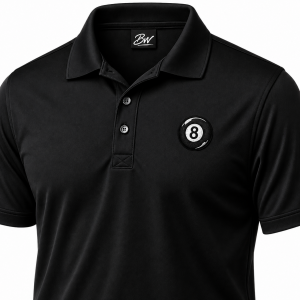 Eight Ball Black Polo