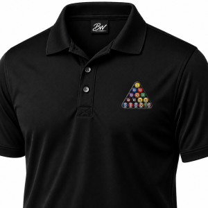 Eight Ball Rack Black Polo